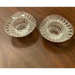 Faberge Crystal Votive Set